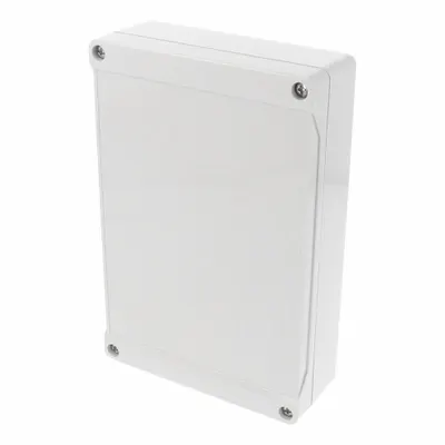 HAMMOND Enclosure: Polycarbonate, 7 in x 4 in x 2 in, NEMA 12/13/4/4X/6/6P, Screw On - Fiberglass Submersible Enclosures