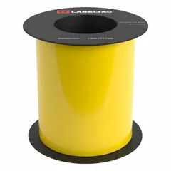 LabelTac 9 Magnetic Supply: 6 in x 25 ft, Vinyl, Yellow (Gloss), Indoor/Outdoor (MPN LT601M-C). Key specifications — Printer Series Compatibility: LabelTac 9; Adhesive Type: Magnetic Adhesive.