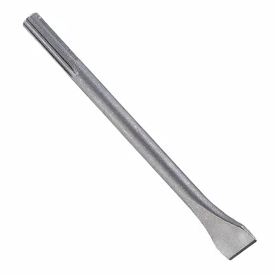 MILWAUKEE Chisel Bit: 1 in Head Wd, 12 in Overall Lg - Chisel Bits for SDS-Max Hammer Drills