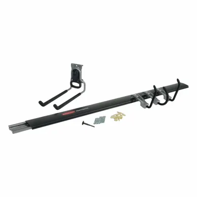 FASTTRACK Wall-Mount Track System Kit: Garage Kit, 5 Pieces, 32 in Rail Lg - Wall-Mount Track System Kits