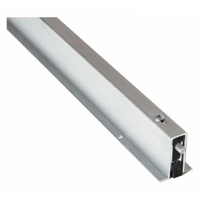 NATIONAL GUARD Automatic Door Bottom: Single Fin Insert, Aluminum, 48 in Lg, 1 3/4 in Wd - Automatic Door Bottoms