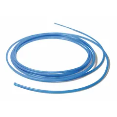 Blue polyethylene tubing for use with Air-Trol® series pneumatic controls in institutional toilet systems. Includes 10 ft of 1/8 in outer diameter tubing. Suitable for connecting air pressure lines in flush-valve or urinal-flush operations.
