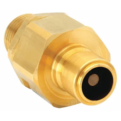 SNAP-TITE Hydraulic Quick Connect Hose Coupling: 3/4 in Coupling Size, Brass, Nitrile - EA Series Hydraulic Quick-Connect Coupling Plugs