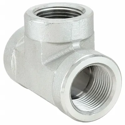 AEROQUIP Hydraulic Hose Adapter: 1 in x 1 in Fitting Size, Female x Female, NPTF x NPTF - NPTF-to-NPTF Steel Hydraulic Hose Adapters