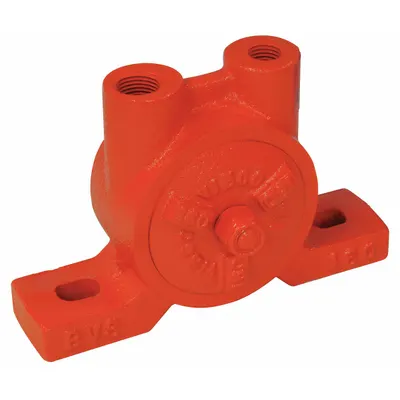 VIBCO Pneumatic Vibrator: 160 lbf, 11,000 vpm, 1/4 in NPT, BVS, 70 dBA, Cast Iron - General Purpose Turbine & Ball Vibrators