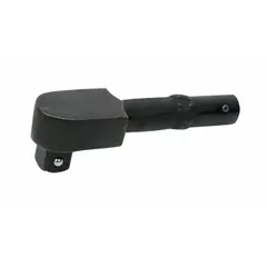 Square ratcheting torque wrench head with 1/2 in drive size for SAE fasteners. Designed for use with interchangeable torque wrench systems. Suitable for applying precise torque in automotive, industrial, and maintenance applications.