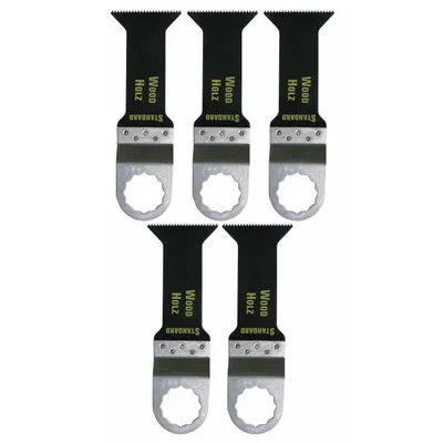 FEIN Oscillating Tool Blade: 1 5/8 in Blade Wd, 3 1/16 in Overall Lg, Flush Cutting - 12-Point Mounted Blades