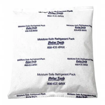 POLAR TECH Cold Pack: Moisture Safe Cold Pack, 12 oz Wt, 6 in Lg, 6 in Wd - Gel Packs