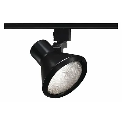 JUNO LIGHTING Track Lighting Head: Incandescent, Flared Shape, 120 W, 6 in Dia, 5 7/8 in Lg - Flared Track Heads