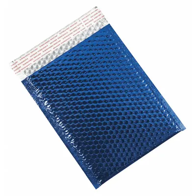 PARTNERS BRAND Bubble Mailers,9x11.5",Blue,PK100: 9 in Usable Wd, 11 1/2 in Usable Lg - Glamour Bubble Mailers