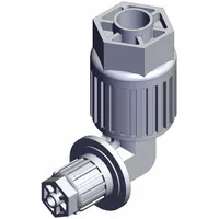 SMC High Purity Tube Fitting: 3/8 in OD x 1/8 in OD Size, Compression x Compression, PFA (MPN LQ3E3A-R2)