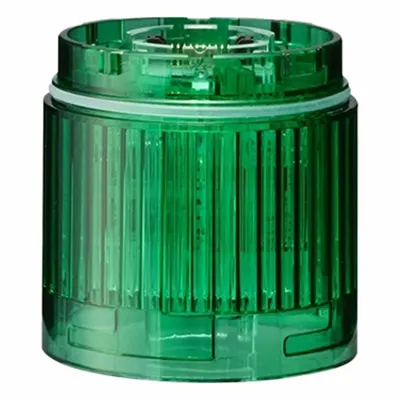 PATLITE Tower Light Module: Steady, 24V DC, Green, 50 mm Overall Dia, 40 mm Overall Ht - Steady Light Modules