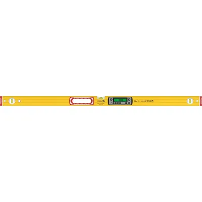 STABILA Digital Level: 1°– 90°, Includes Batteries, 0 Rare Earth, ±0.10°, 48 in Overall Lg - Magnetic Digital Levels