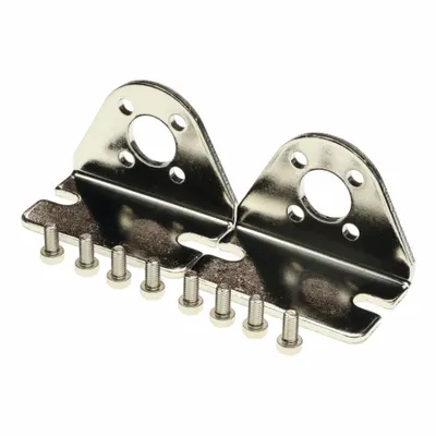 SMC Foot Bracket: Foot Mount Type, Fits 32 mm Bore Dia, Steel - Foot Mounting Brackets