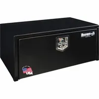 BUYERS PRODUCTS Underbody: Underbody Truck Box, Single Drop-Down Door Door, 16 in Overall Dp, Black (MPN 1703303)