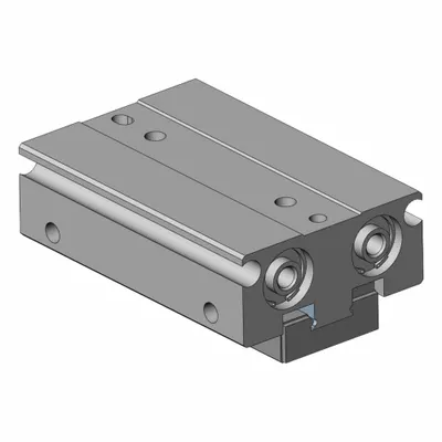 SMC Air Gripper: 40 mm Stroke Lg, 21.76 psi to 101.53 psi, 101.53 psi Max Op Pressure - Two-Finger Parallel Grippers