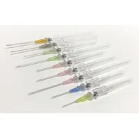 Safety IV catheter with a 20 gauge stainless steel needle and PTFE catheter. Overall length 5 inches. Color pink. Used for intravenous access to administer fluids, medications, or blood products