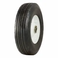 MARATHON Caster Wheels: 10 in Wheel Dia., 2 1/2 in Wheel Wd, Rubber, 450 lb Load Capacity, Steel (MPN 00610)