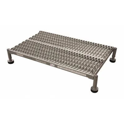 COTTERMAN Work Platform: 6 in Platform Ht - Max, 36 in Platform Wd, 19 in Platform Dp - Adjustable-Height Single-Step Platforms
