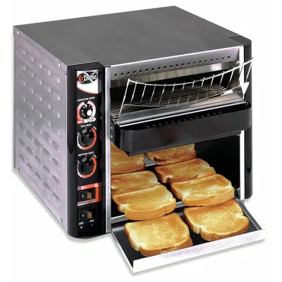 APW WYOTT Radiant Conveyor Toaster: 800 Slices per Hour, 10 1/2 in Conveyor Wd, 2,840 W Watt - Conveyor Toasters