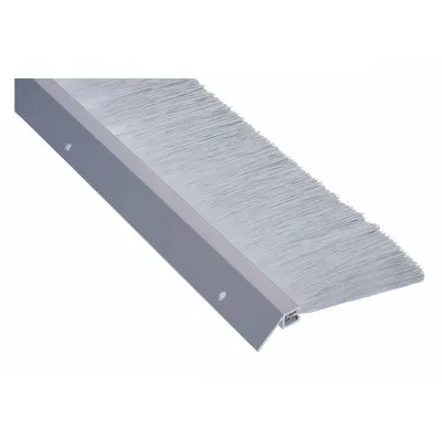 NATIONAL GUARD I-624A-36" Metal Leaf Weatherstripping with Nylon Brush Insert
