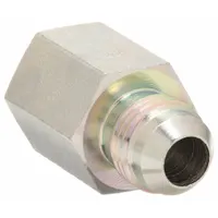 Hydraulic Hose Adapter: 1/2 in x 1/2 in Fitting Size, Female x Male, NPTF x JIC, Rigid, Straight (MPN 2022-8-8S)