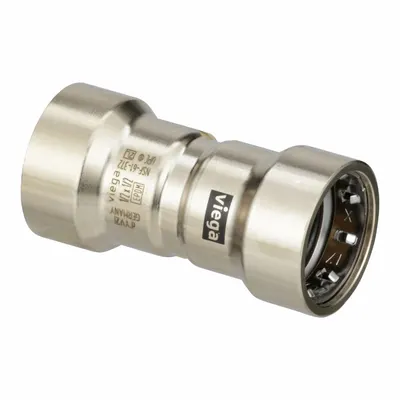 VIEGA MEGAPRESS Transition Coupling: Coupling Body - Copper & Bronze Press Tube Fittings for Dissimilar Materials