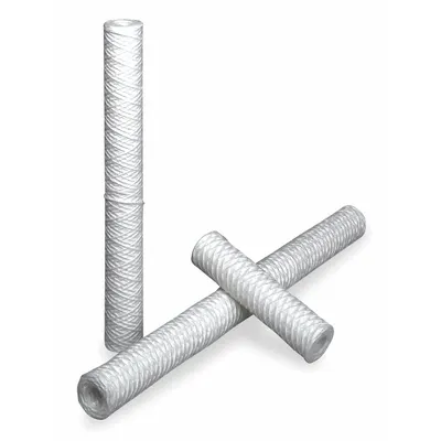 Parker Water Filter Cartridge: 5 micron, String Wound, 10 gpm, Polypropylene, 20 in Overall Ht - String & Blanket Wound Water Filter Cartridges