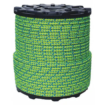 ALL GEAR Rigging and Climbing Rope: Braid, 1/2 in Dia, 825 lb Working Load Limit - Rigging & Climbing Rope