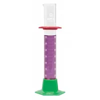 SIBATA Graduated Cylinder: 10 mL, B, To Contain (TC), 0.1 mL Graduation Increments - mL (MPN 2355-10)