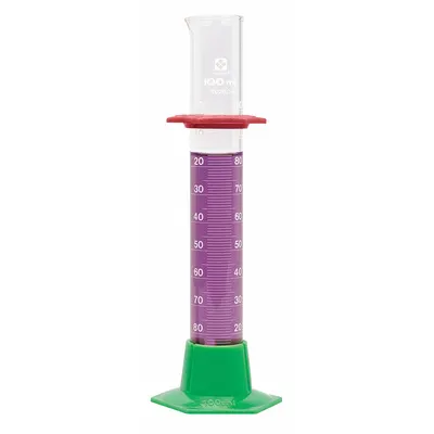 SIBATA Graduated Cylinder: 10 mL, B, To Contain (TC) - Class B Glass Graduated Cylinders