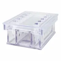 Mag Bead Separation Rack: 8 1/2 in Overall Wd, 3 3/4 in Overall Ht, 6 3/4 in Overall Lg, PETG, Clear (MPN MAGBEAD510)