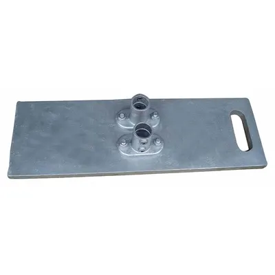 OEM Guardrail System Base: 30 in x 5 in - Bases for Guardrails