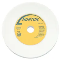NORTON Straight Grinding Wheel: Type 1, 4" x 1" x 1/2", 38A60-MVBE, 5 PK (MPN 66243530126)