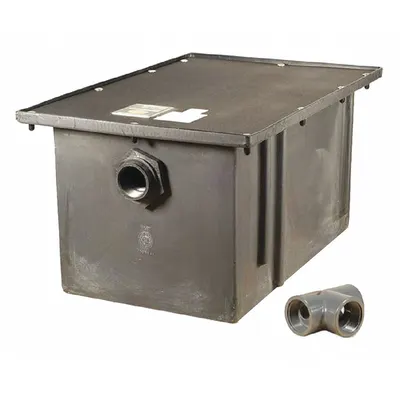 ZURN Grease Interceptor: 70 lb Capacity, 35 gpm Flow Rate, 22 in Overall Wd - Grease Interceptors