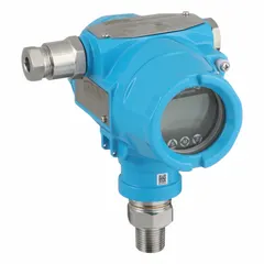 Digital electrical pressure transmitter with a range of -5 to 5 psi and 4-20 mA output. Constructed with aluminum and 316 stainless steel, featuring NPT connection, IP67 and NEMA 4X protection. Intrinsically safe rated for Class II, Div 1, Groups E, F, G, suitable for monitoring pressure in hazardous environments with combustible dusts.