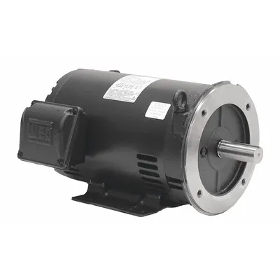 WEG General Purpose Motor: Rigid Base Mount, Open Drip Proof, 3 hp, 230/460V AC - Rigid Base 3-Phase General Purpose AC Motors