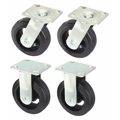 OEM Plate Casters: Rigid/Swivel - Plate Caster Kits