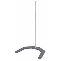 Lab Stand: Stainless Steel, 3/8 in Rod Dia, 7 3/8 in Overall Lg, 9 3/8 in Overall Wd (MPN A215)