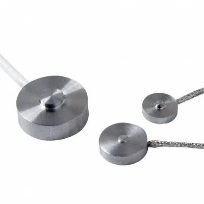 OMEGA Load Cell: 10 lbf Load Cell Capacity, 5 ft Cable Lg, ± 0.25% Hysteresis - Low-Profile Load Cells