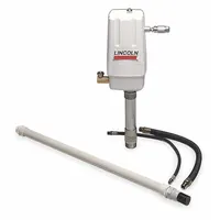 LINCOLN Air Drum Pump: 3:1, 6 gpm Max. Flow Rate, 120°F Max. Fluid Temp., Steel, Stub Pump (MPN 284168)