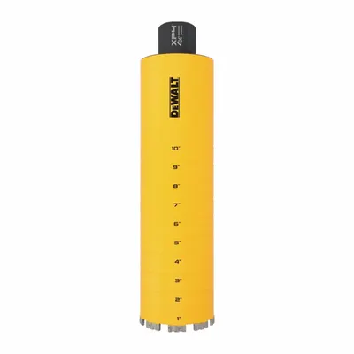 DEWALT DW55020 Diamond-Tipped Core Bit for Wet Coring - Diamond-Tipped Core Bits for Wet Coring