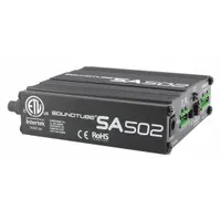 SOUNDTUBE Amplifier: Auxiliary (1/8 in)/Balanced Stereo (Euroblock)/High Level Euroblock Input (MPN SA502)