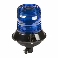 GROTE Flashing Beacon: Flashing Beacon, Blue, 6 5/8 in Overall Wd, 9 1/8 in Overall Ht, LED (MPN 78125)