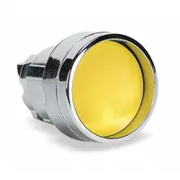 SCHNEIDER Recessed Push Button: 22 mm Mounting Size, Metallic, Momentary (MPN ZB4BA56)