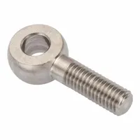 AMPG Fixed Rod End: Stainless Steel, Plain, 1 in Hole Center-to-End Lg, Left Hand, #8-32 Thread Size (MPN ZEB20-LH)