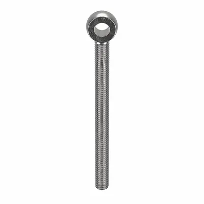 KEN FORGING Fixed Rod End: Stainless Steel, Plain, Right Hand, 3/8"-16 Thread Size - Stainless Steel Male Threaded Fixed Rod Ends