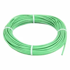 This PARKER polyurethane tubing has an inside diameter of 1/8 in and an outside diameter of 1/4 in, supplied in a 100 ft length. It features a hardness of Shore A 90 to 95 and a maximum operating pressure of 250 psi at 180°F. Suitable for pneumatic systems, fluid transfer, and instrumentation lines in industrial automation and packaging applications.