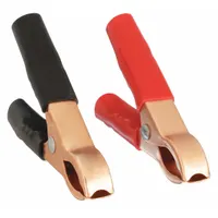 WESTWARD Battery Charging Clamp: Parrot, Clamp, 80 A Max Current, 12V/24V, Steel, 14 to 18 AWG