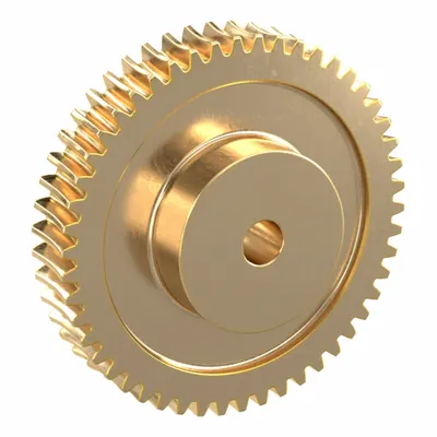 KHK GEARS Worm Wheel: Reduction Ratio 50, Module m 2, Right Hand, 20° Pressure Angle - Metric Worm Wheels